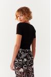 Blusa Canelada Frente Franzida