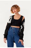 Blusa Cropped Ribana