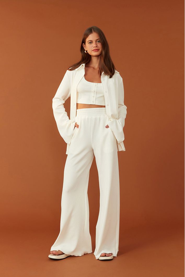 Blusa Cropped Ribana