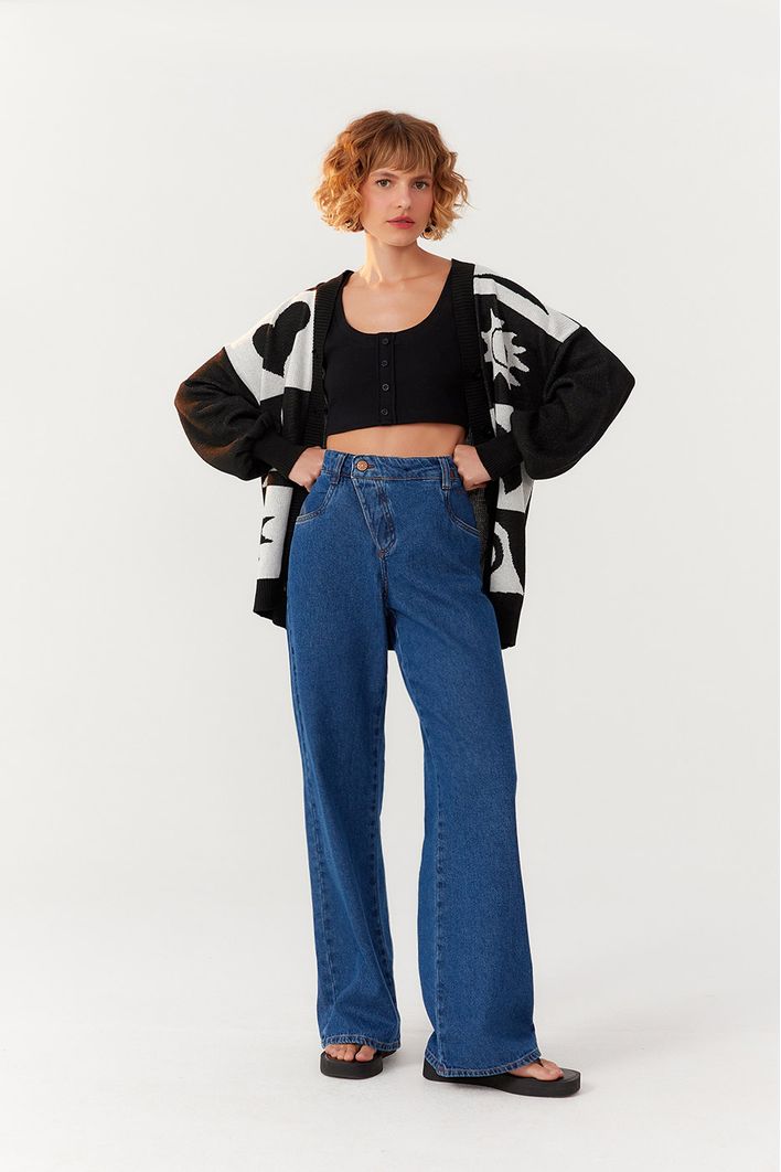 Blusa Cropped Ribana