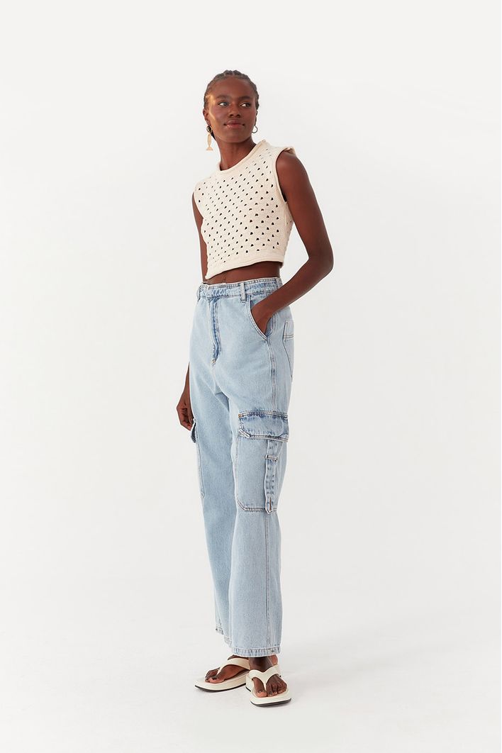 Blusa Tricot Barquinhos