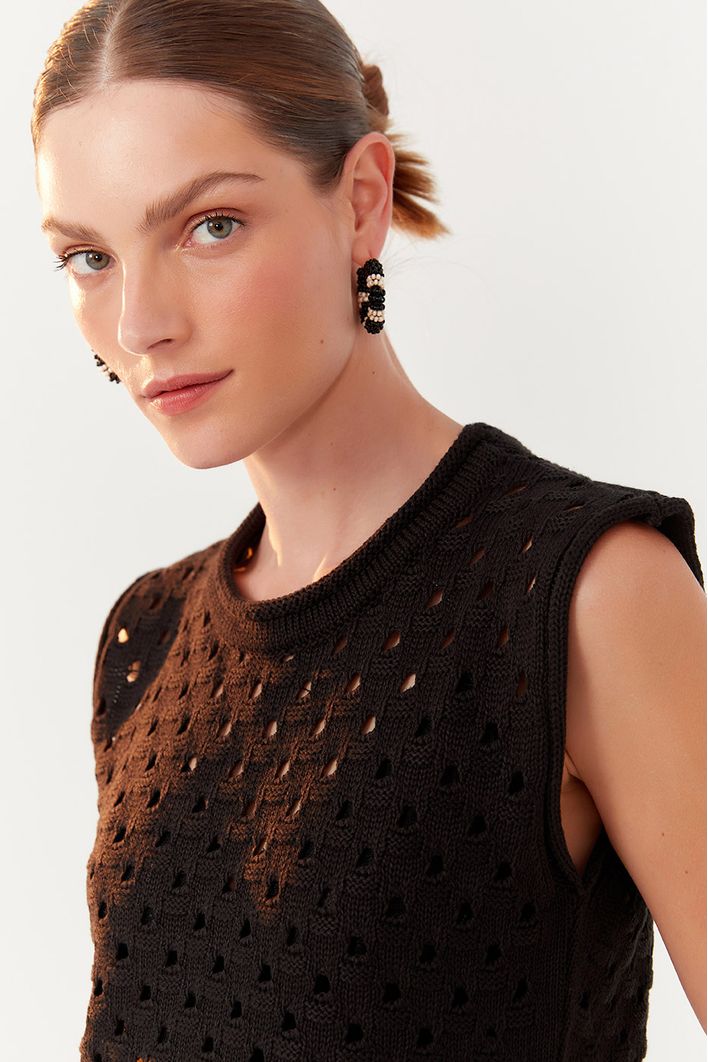 Blusa Tricot Barquinhos