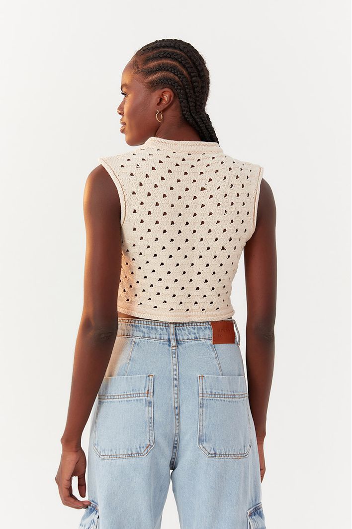 Blusa Tricot Barquinhos