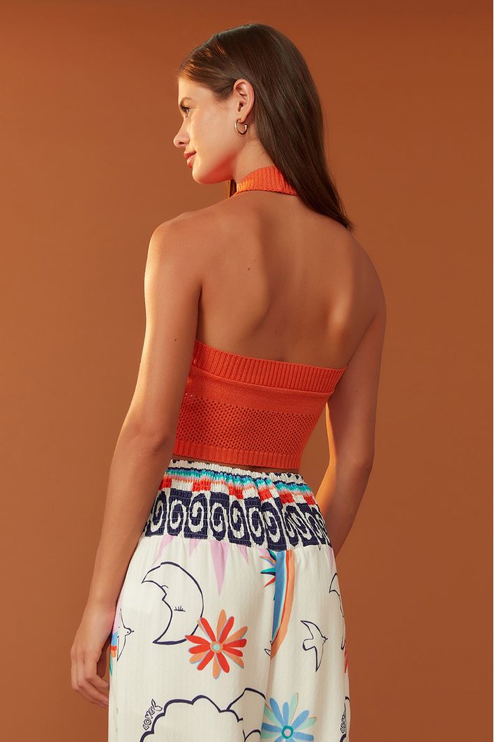 Blusa Frente Única Tricot