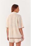 Camisa Tricot Detalhe Listra