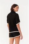 Camisa Tricot Detalhe Listra