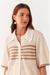 Camisa Tricot Detalhe Listra
