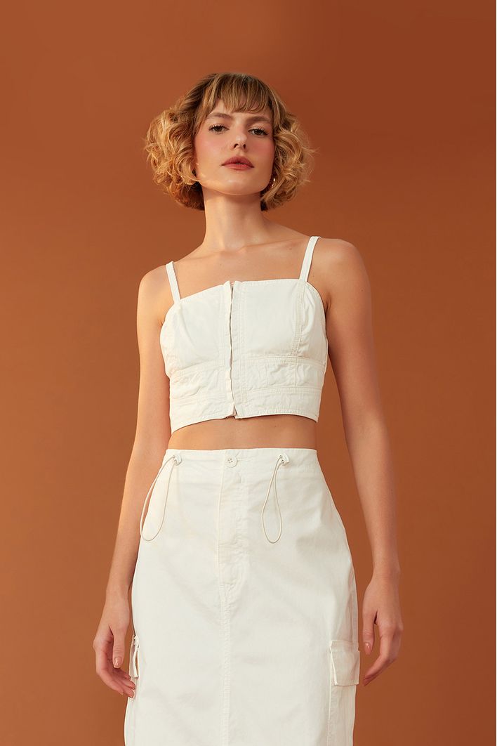 Blusa Sarja Pespontos