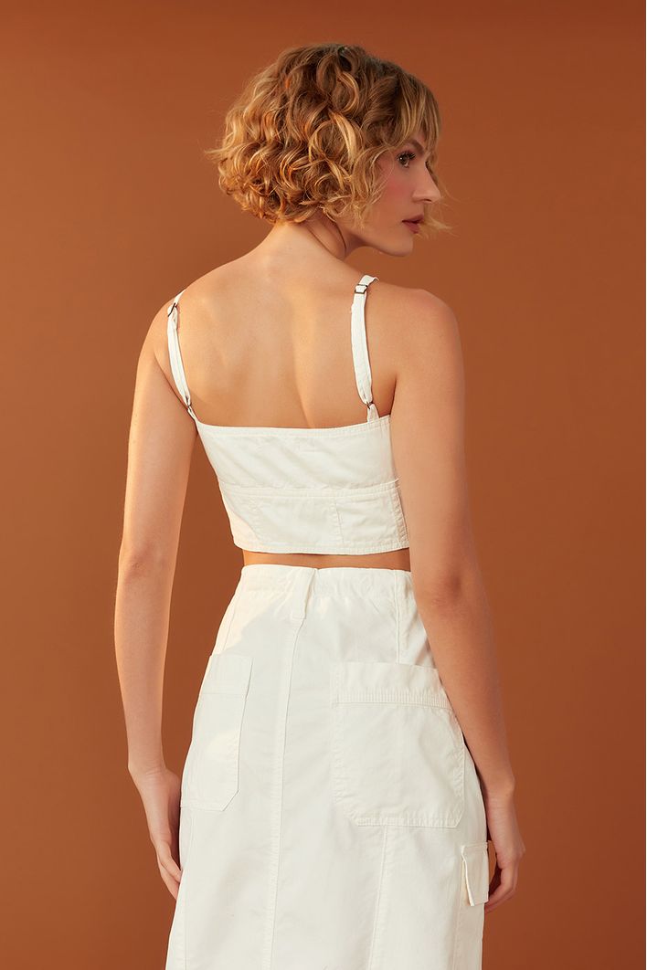 Blusa Sarja Pespontos