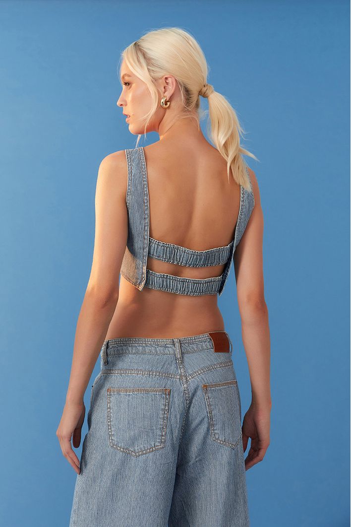 Top Jeans Bandana Nautico