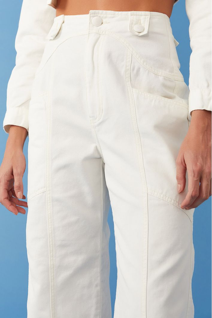 Calça Sarja Botões