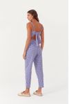 Calça Pregas Xadrez