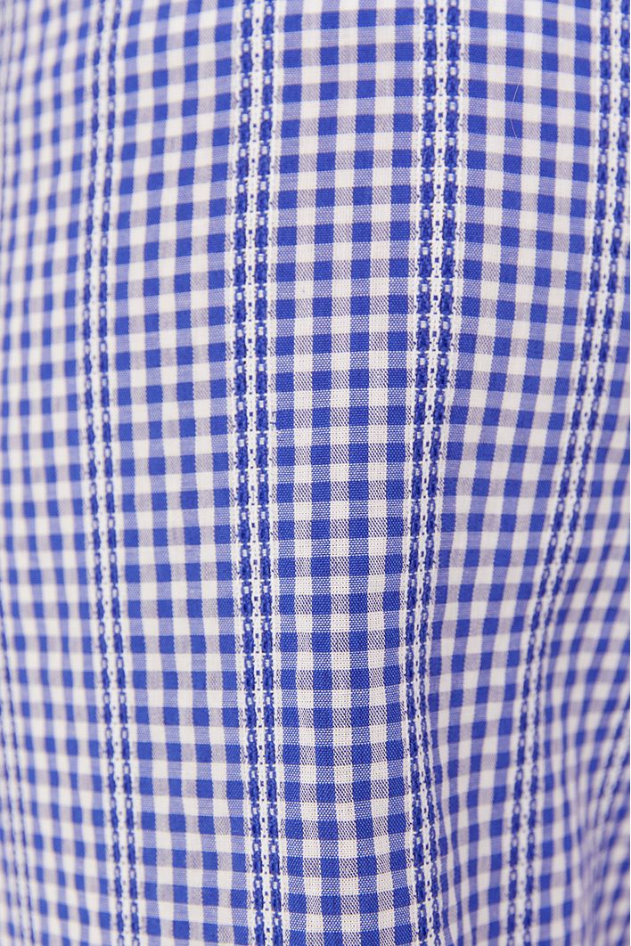 Calça Pregas Xadrez