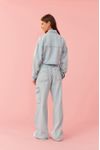 Calça Jeans Bolsos Delavê