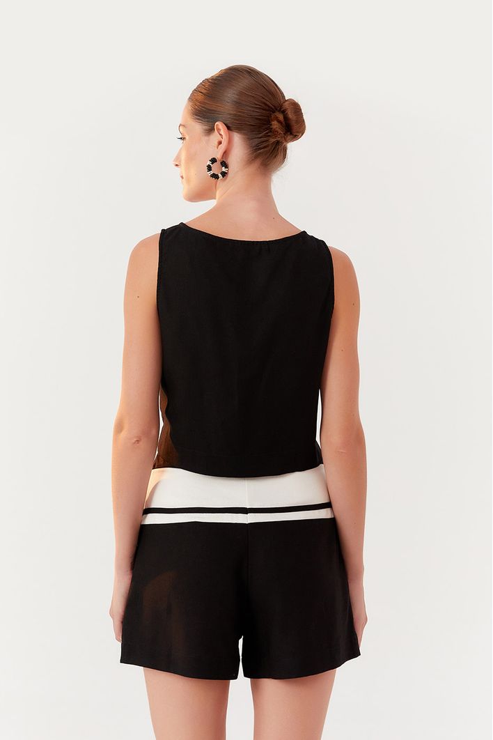 Short Linho P/b
