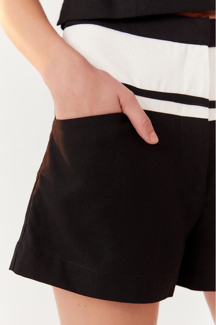Short Linho P/b