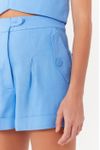 Short Linho Alfaiataria Bolsos