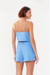 Short Linho Alfaiataria Bolsos