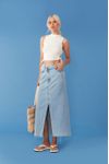 Saia Jeans Longa Cós Deslocado