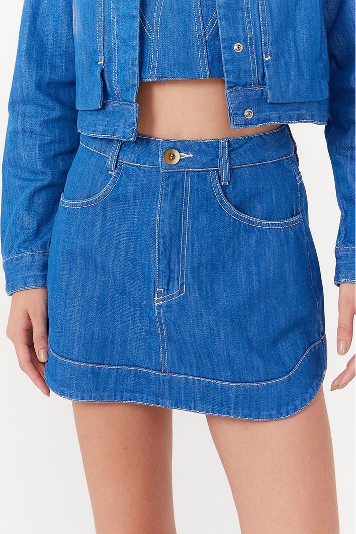 Saia Jeans Blue