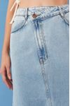 Saia Jeans Longa Cós Deslocado