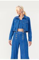 Jaqueta Jeans Blue Pespontos