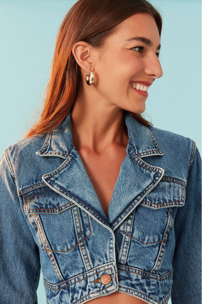 Jaqueta Jeans Vintage
