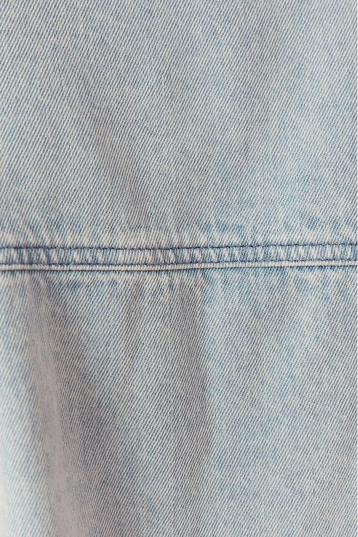 Jaqueta Jeans Bolsos Delavê