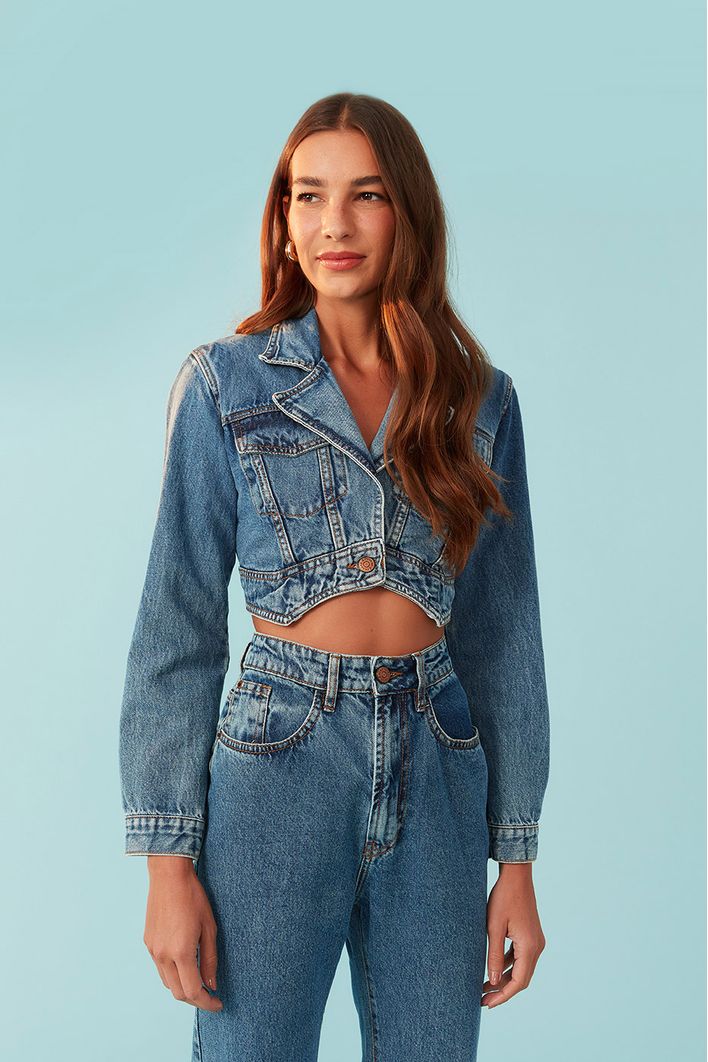 Jaqueta Jeans Vintage