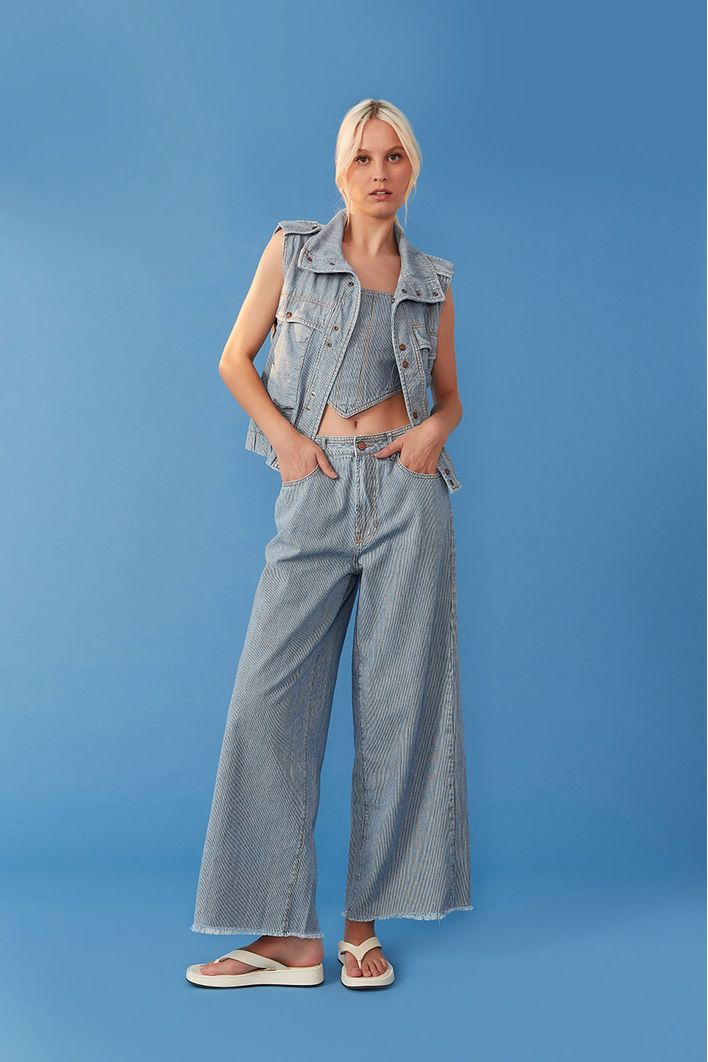 Colete Jeans Nautico
