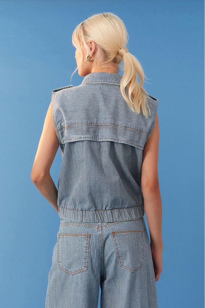 Colete Jeans Nautico