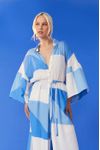 Kimono Com Top Estampa Veleiro