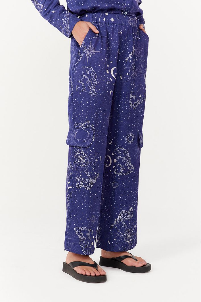 Calça Estampa Rotas