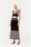 Blusa Tricot Babado Listras