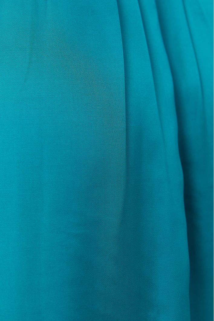 Vestido Midi Cetim Recorte Busto