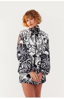 Parka Nylon Estampa Jangada