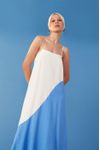 Vestido Longuete Bicolor