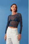Blusa Com Sutien Estampa Maré Cheia