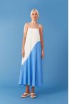 Vestido Longuete Bicolor