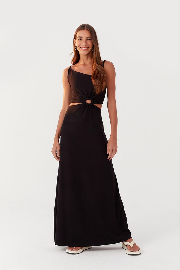 Vestido Argola Crepe