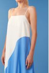 Vestido Longuete Bicolor