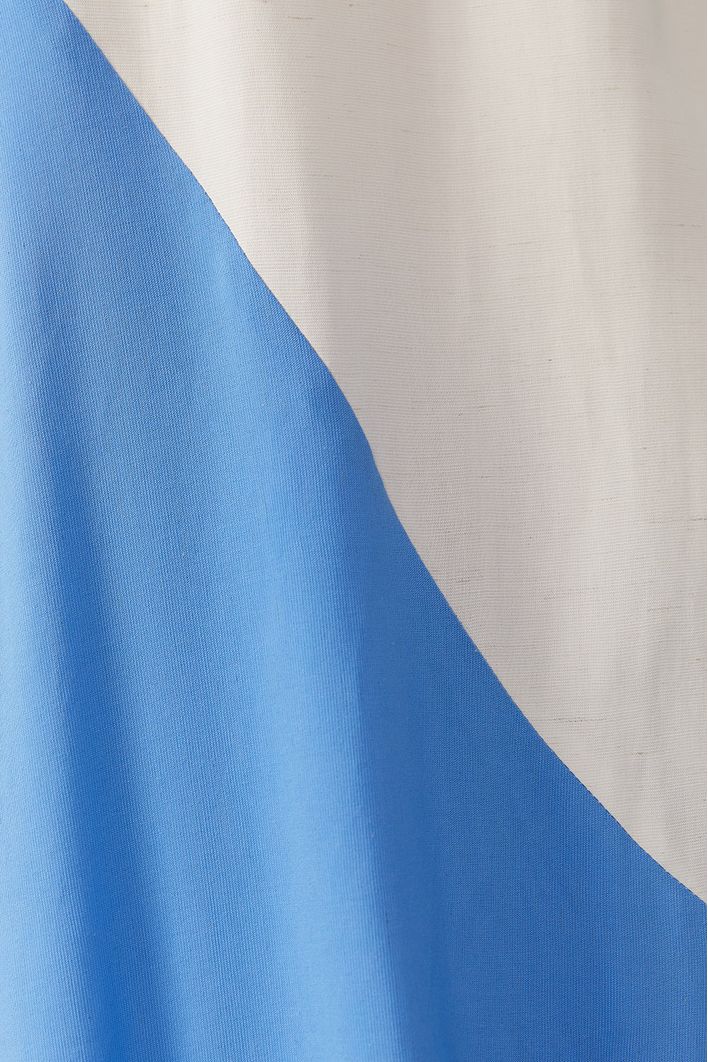 Vestido Longuete Bicolor