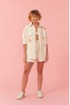Camisa Textura Bordada