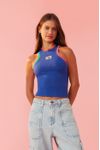 Blusa Regata Canelada Detalhe Retilínea