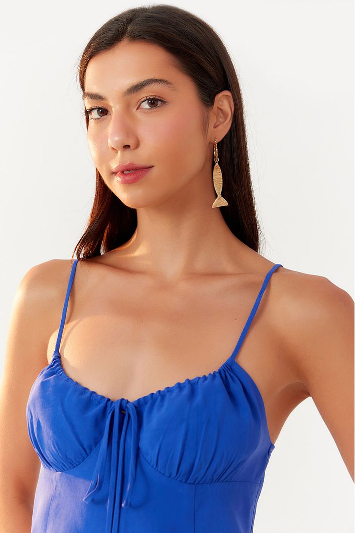 Blusa Corsele Busto Franzido