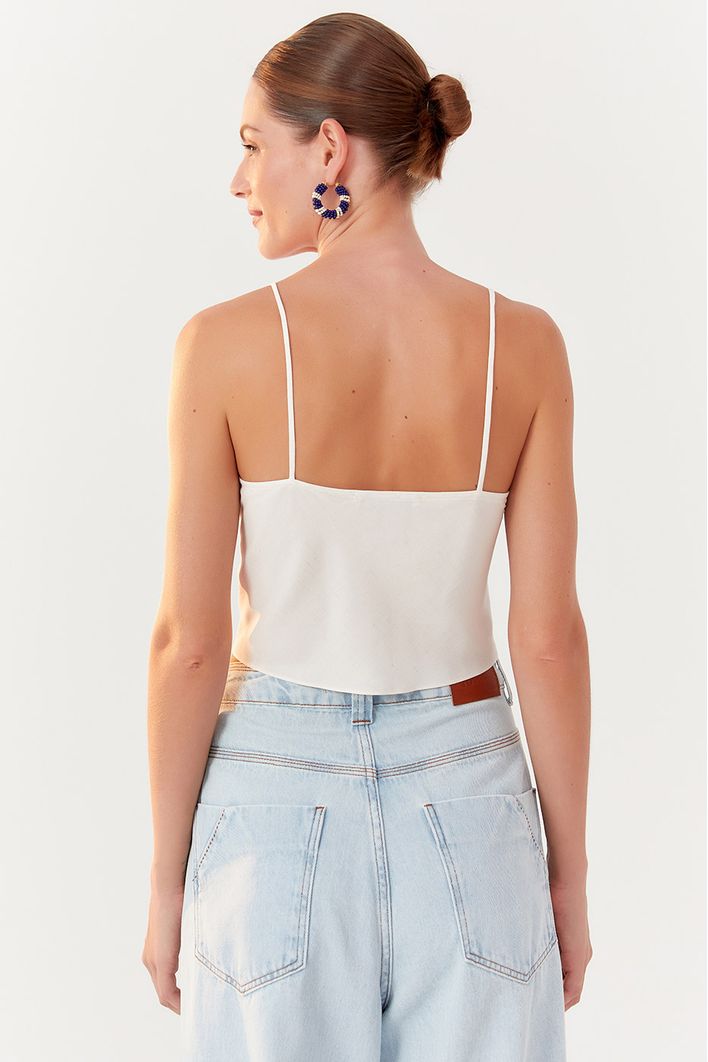 Blusa Corsele Busto Franzido