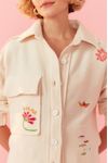 Camisa Textura Bordada