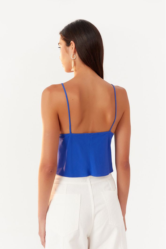 Blusa Corsele Busto Franzido