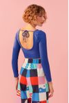 Blusa Cropped Canelada Decote U