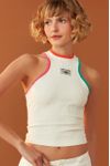 Blusa Regata Canelada Detalhe Retilínea